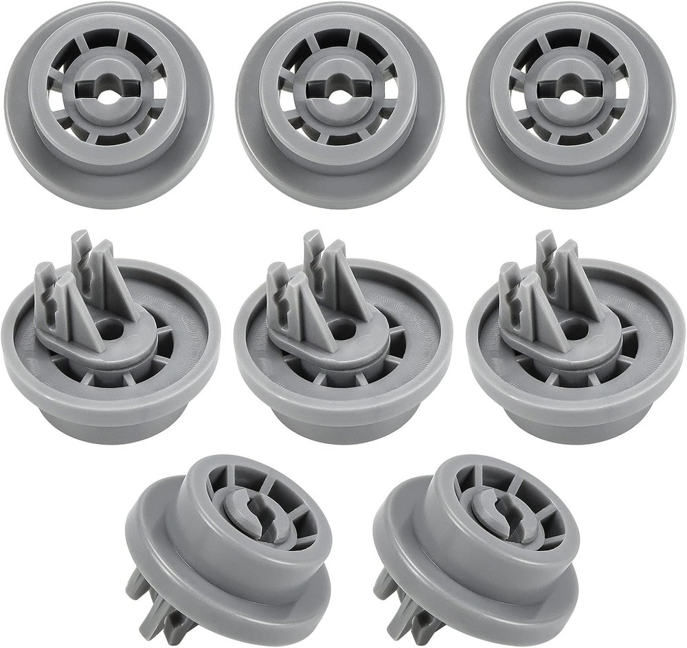 8-Pack DD66-00023A Rollers Rack for Samsung Dishwasher Wheels Lower Rack Replace