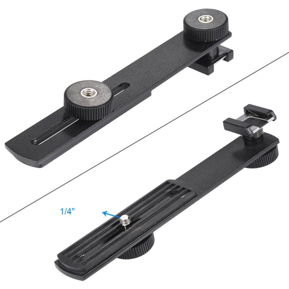 Flash Bracket Dual Universal Holder Camera Bracket Photography DSLR