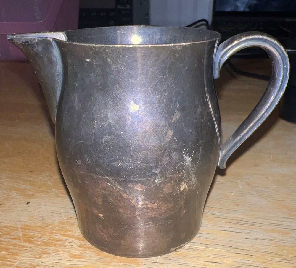 Vintage Silver Plate Pitcher William Rogers Paul Revere 3”