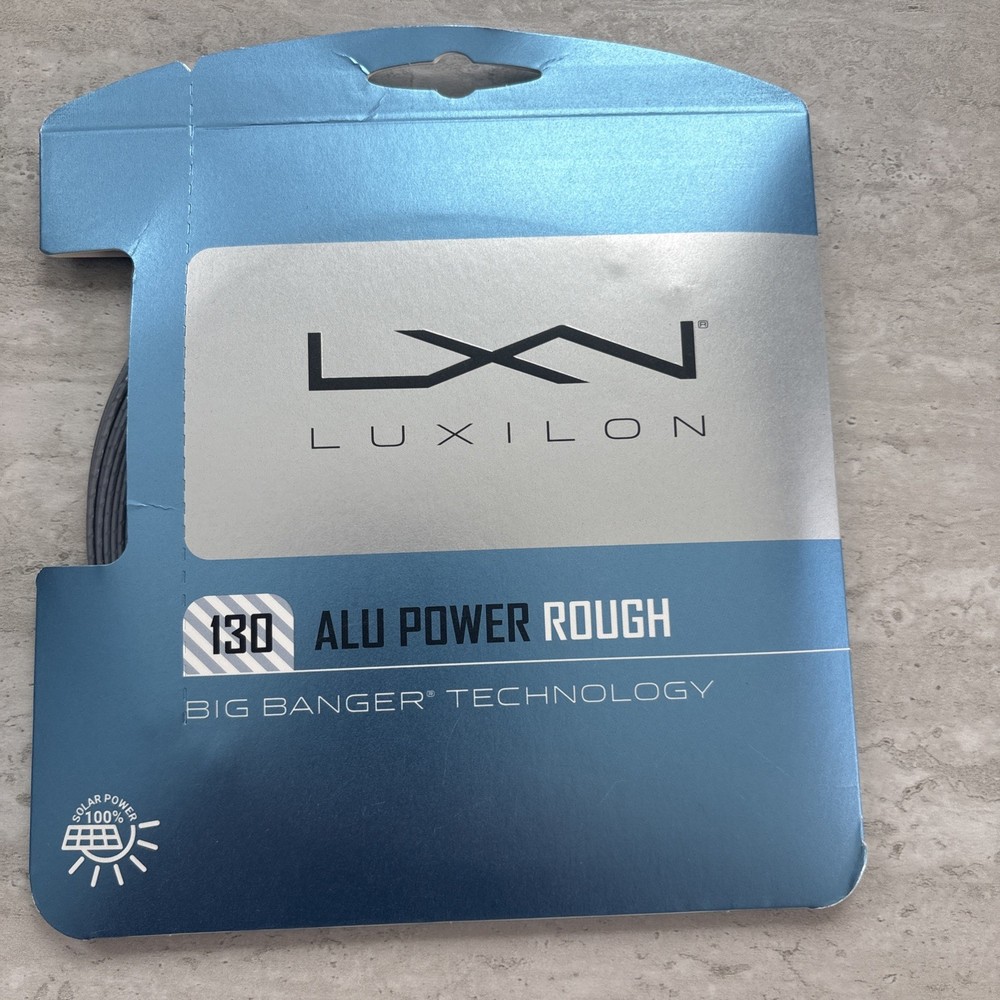 Luxilon Alu Power Rough 130 Tennis String Silver