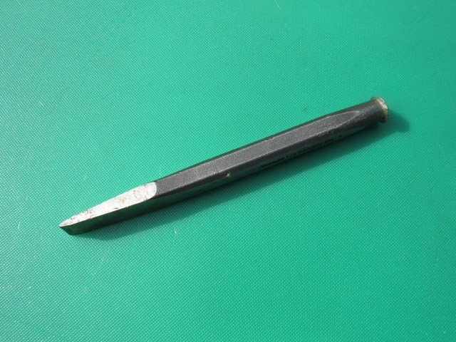 SNAP ON 1/2" PPC816 FLAT TIP CHISEL 6" LENGTH UNDERLINE LOGO PPC816A USED