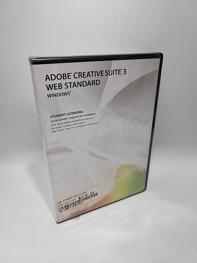 Adobe Creative Suite 3 Web Standard Windows New Sealed