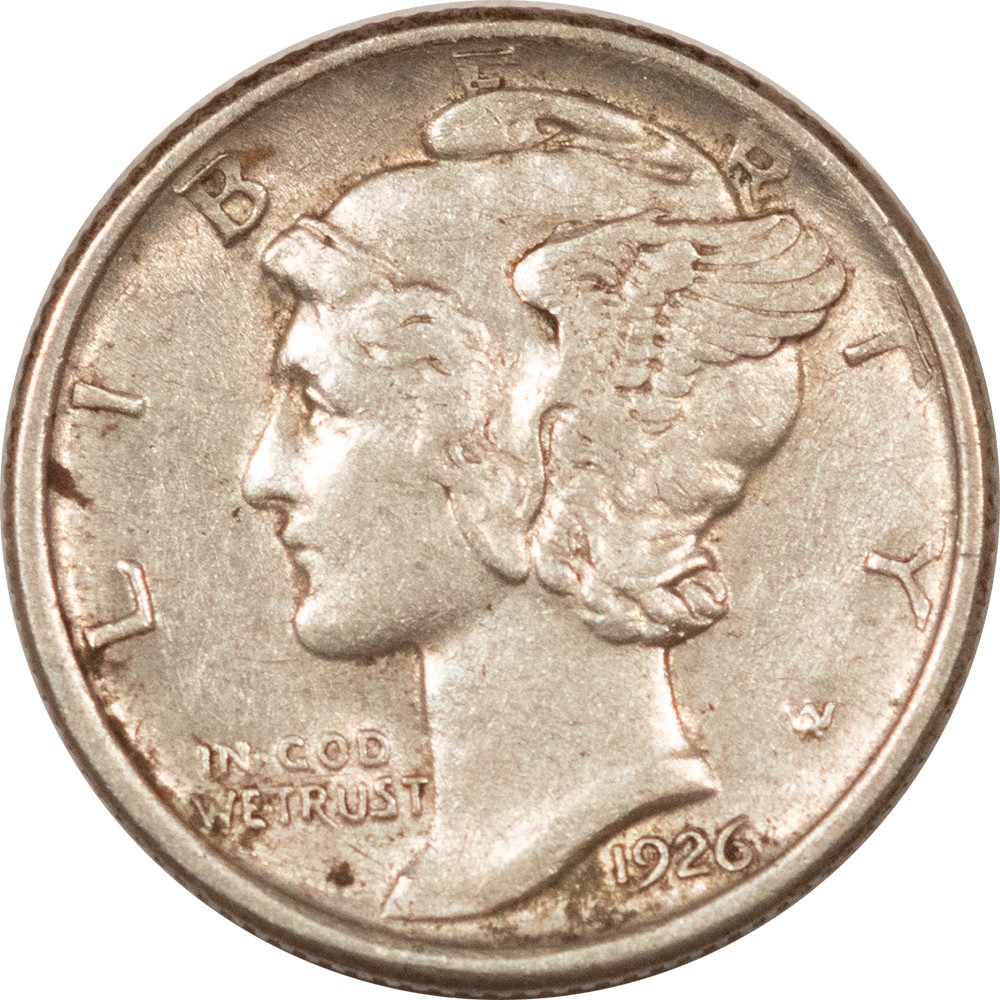 1926-D MERCURY DIME - HIGH GRADE EXAMPLE!