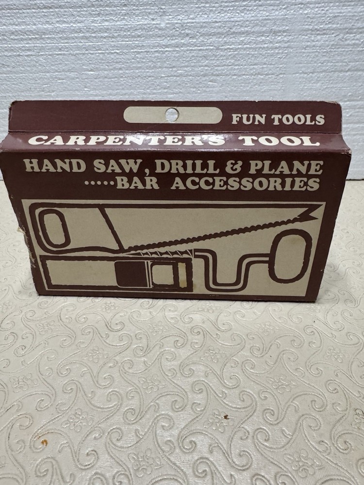 CARPENTER TOOLS BAR ACCESSORIES SET Vintage MCM (D8)