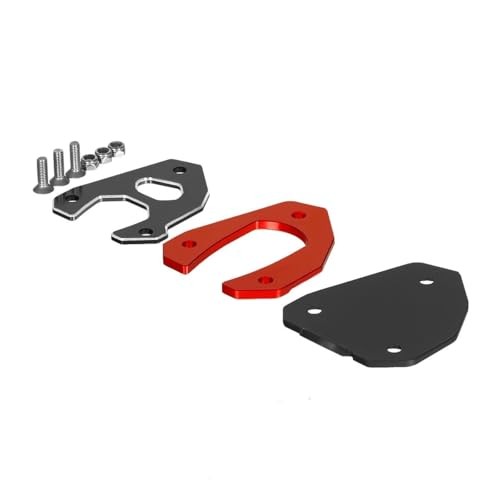Red2 Kickstand Extender Pad for Monkey 125 Kickstand - Side Stand Extender Pad