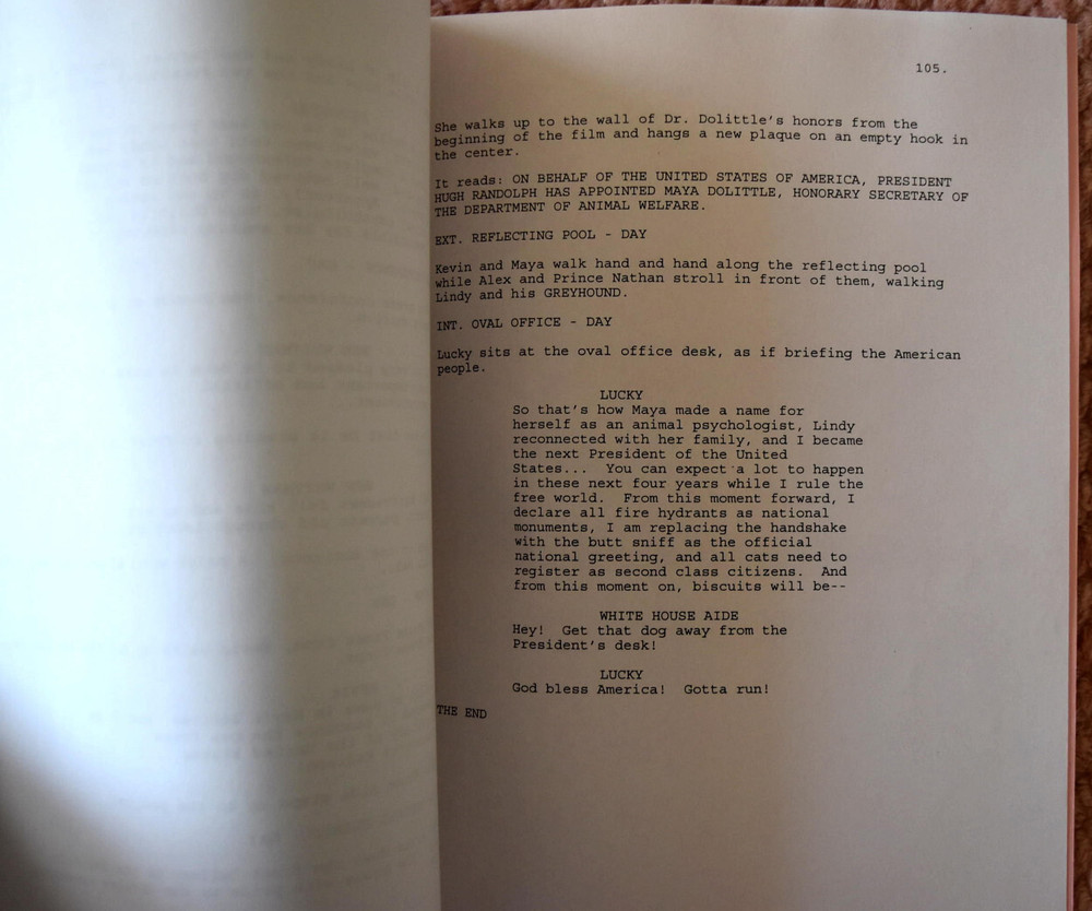 Matthew Liberman UNT. Dolittle Project A Original Script First Draft