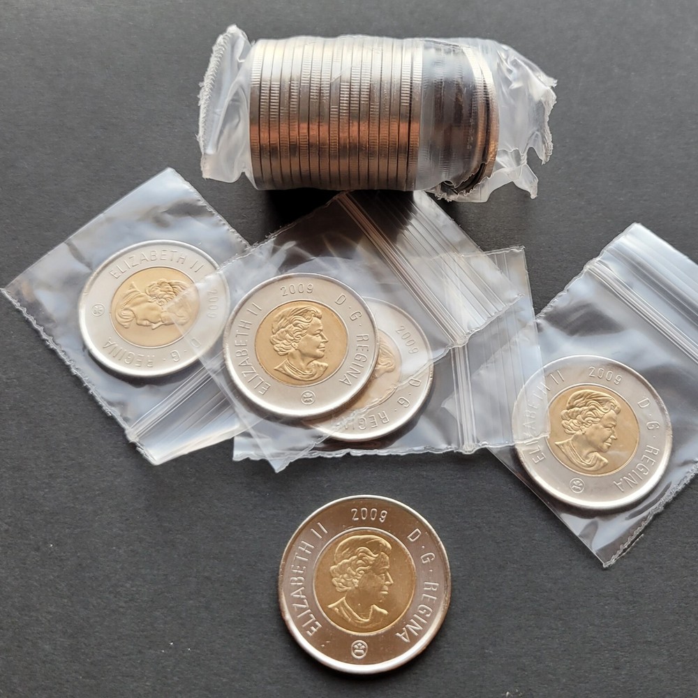 *** CANADA  TOONIE  2009  *** FROM  MINT  ROLL ***
