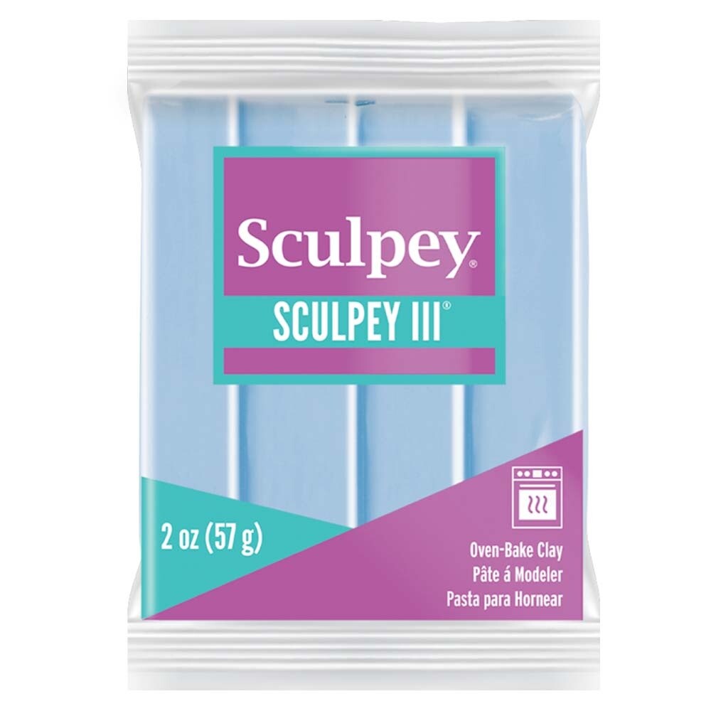 Sculpey III Polymer Clay 2oz-Sky Blue