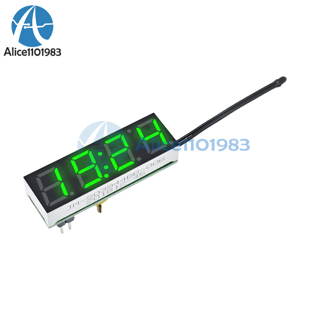 Green 3 in 1 LED DS3231SN Digital Clock Temperature Voltage Module Electronic
