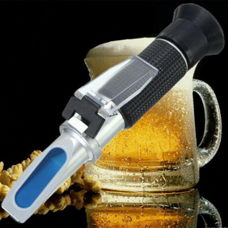 Brix Refractometer ATC For Wort Beer Specific Gravity 1.000-1.120 Hydrometer NEW