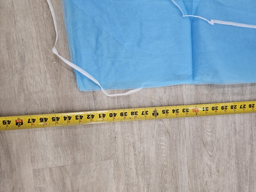 Nonwoven Pp Isolation Gown Disposable, 100 PACK
