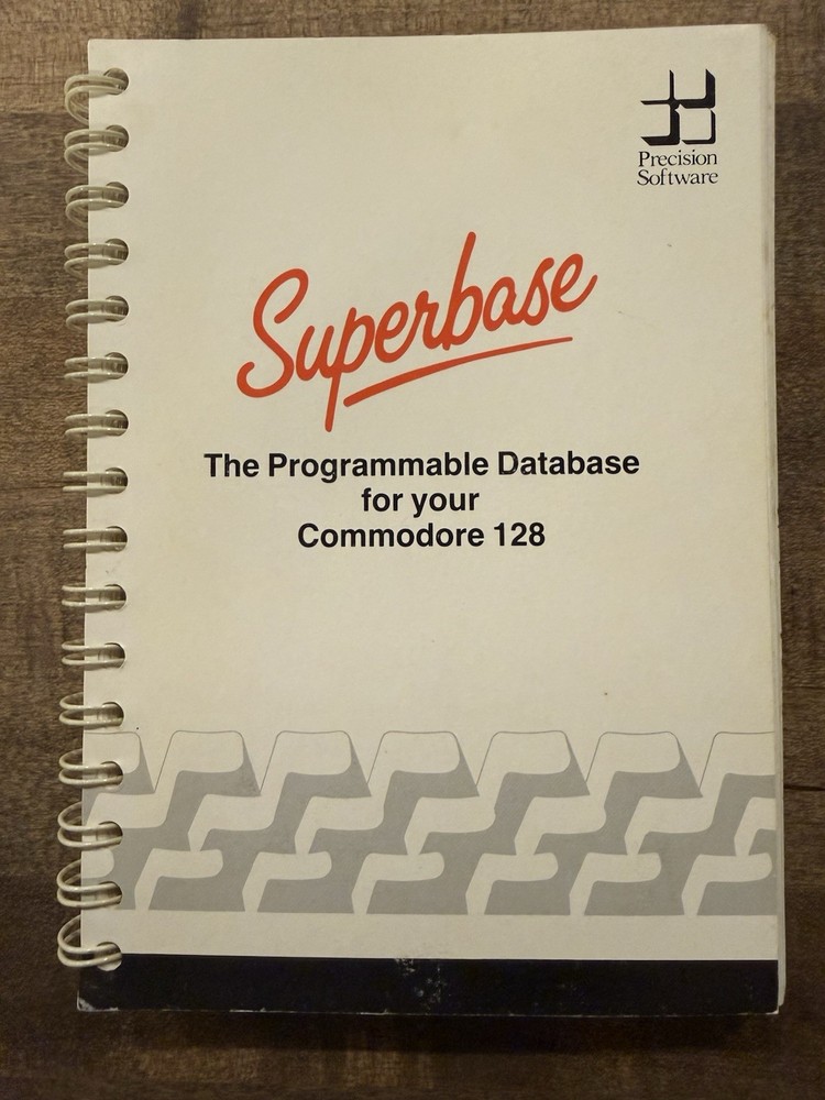 Superbase The Programmable Database for your Commodore 64 Computer Book Vintage