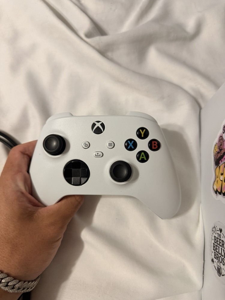 Microsoft Xbox Series X White Console with Controller, Stickers, HDMI, Wi-Fi