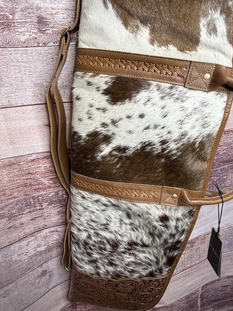MYRA ~ TOOLED ~ LEATHER ~ COWHIDE ~ RIFLE ~ STORAGE ~ CASE