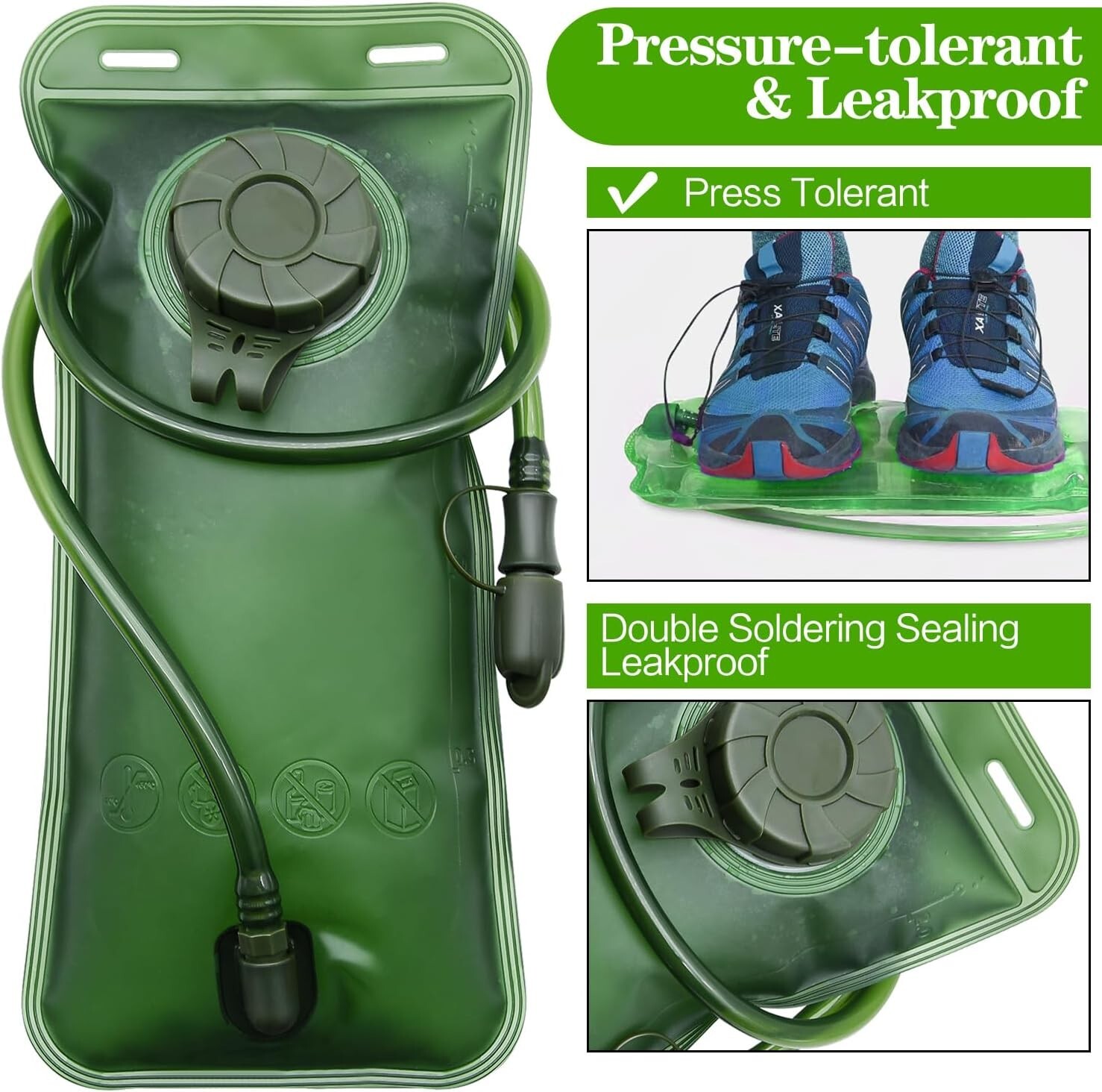 Hydration Bladder 2 L Water Pack Reservoir Camel Back Replacement Running Hiking