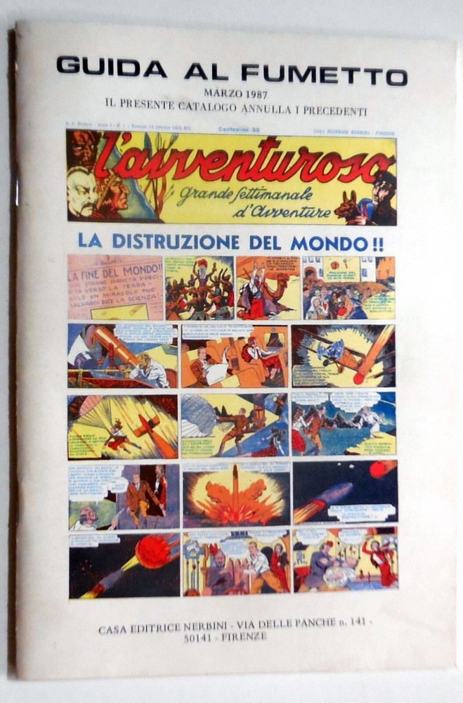 MARCH 1987 COMIC BOOK GUIDE NERBINI CATALOG