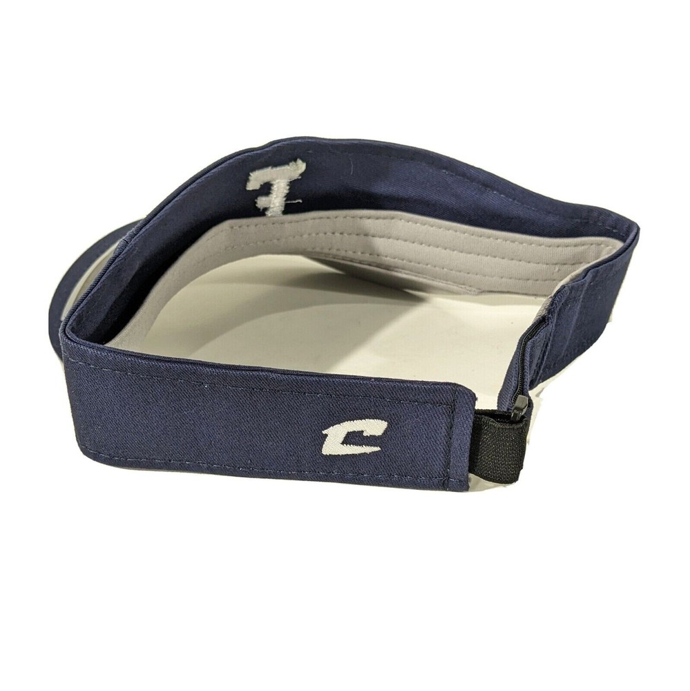 Navy Blue Visor with F Logo Strapback One Size Fits Most