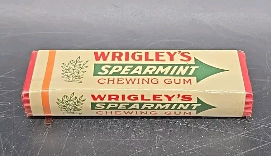 Rare Wrigleys 1930's chewing GUM PACK PACKAGE with wrapper