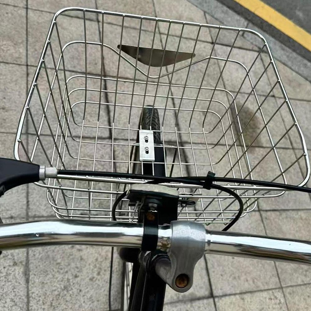 Bike Front Basket Stable Structure Easy Installation Durability Cargo Rack