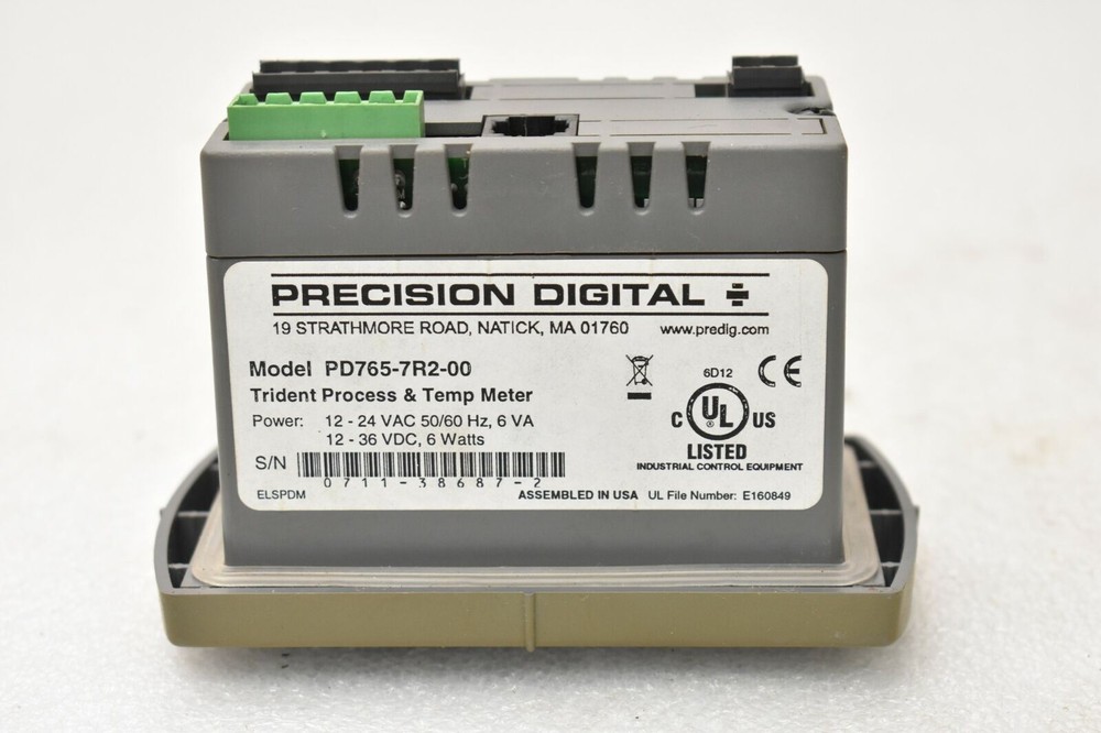 Precision Digital PD765-7R2-00 Trident Process & Temperature Meter, DC, 2 Relays