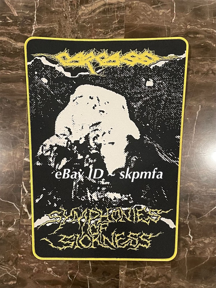 DANIEL WILDING of CARCASS Signed Drumstick + Back Patch 💯 Official Merch 🔥!!