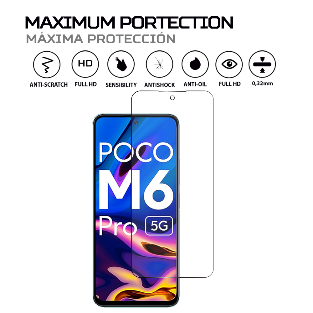 ANTISHOCK Screen protector for Xiaomi Poco M6 Pro