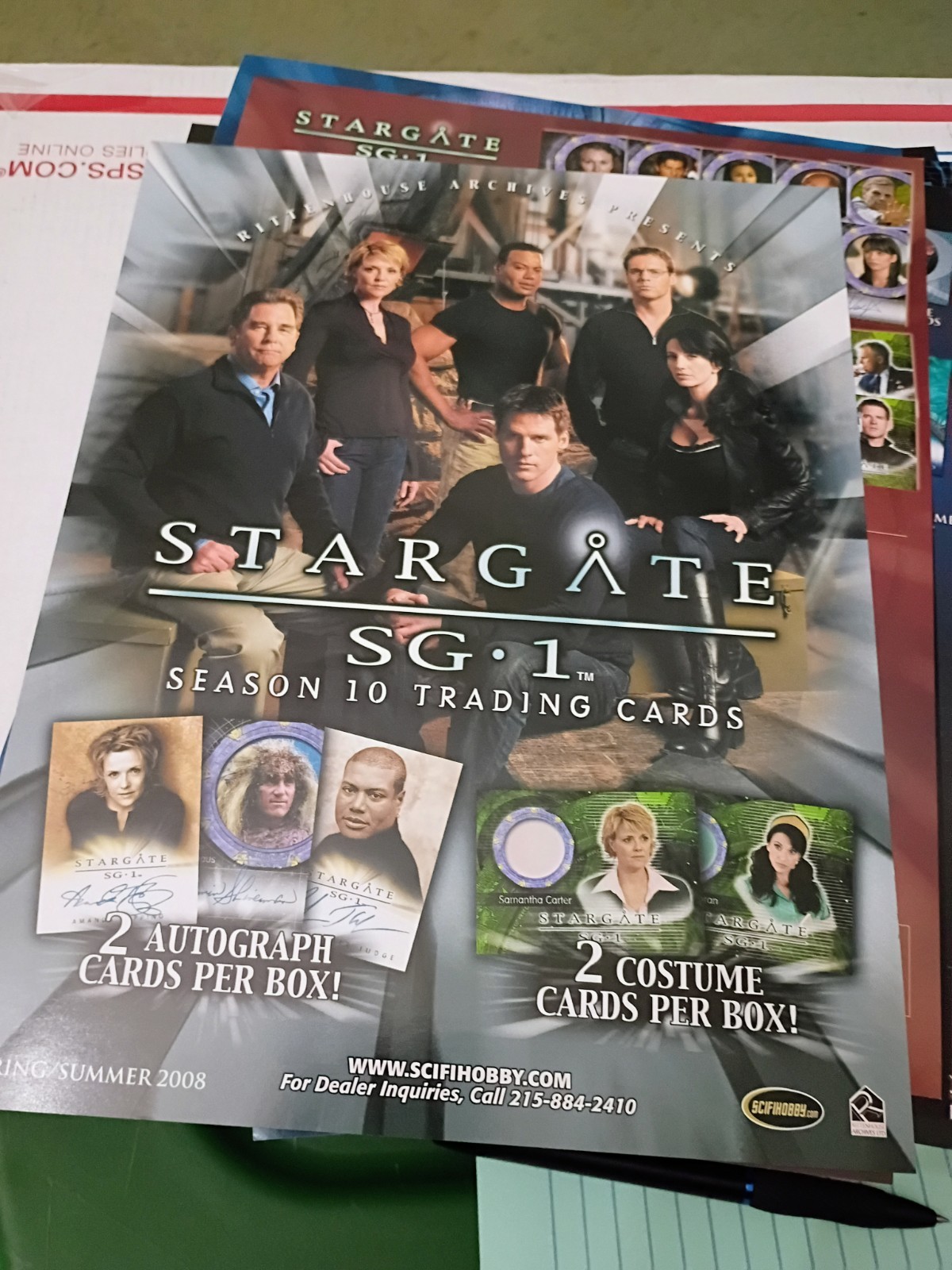 Lot Of 10 Stargate Atlantis 1,2,3 And SG1 6 7 8 9 10
