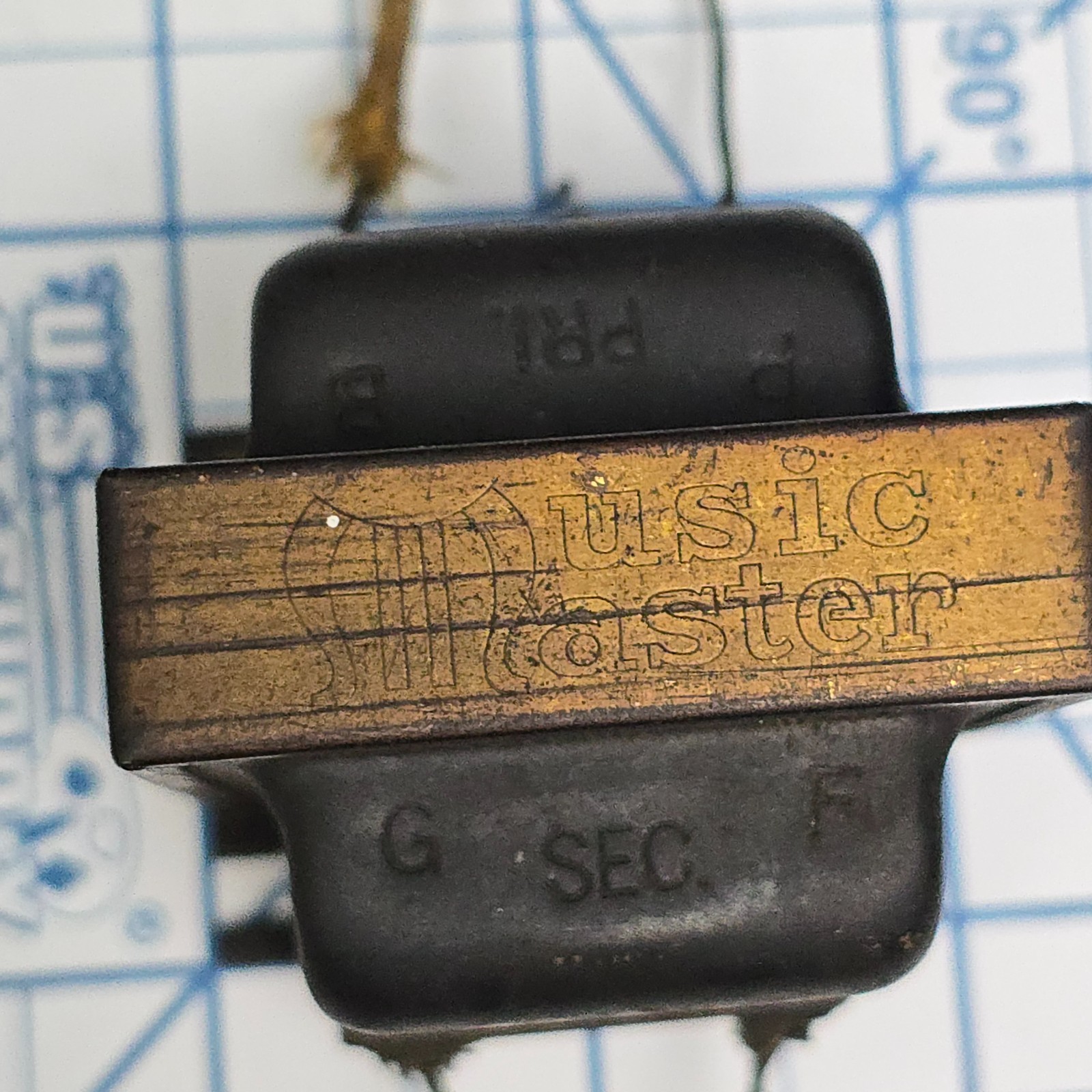 Antique 1920S Radio MUSIC MASTER Audio TRANSFORMER ~ TESTED WORKS