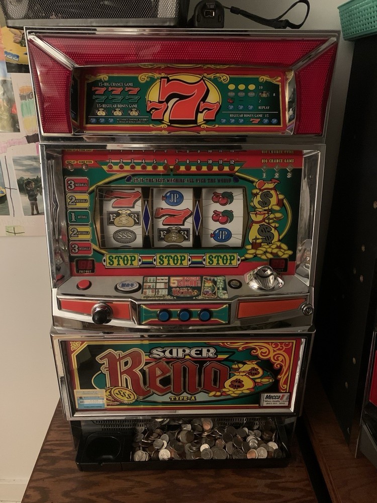 Japanese Slot Machine Pachislo Skill Stop Fully Functional With Paperwork
