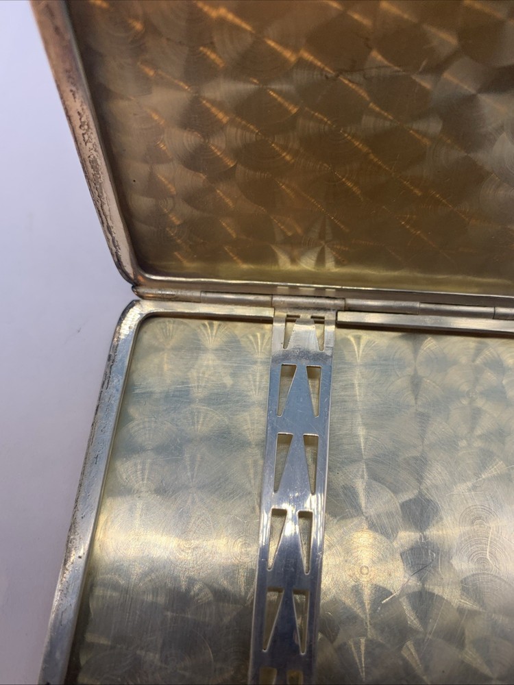 Vintage Napier Sterling Silver Cigarette Case