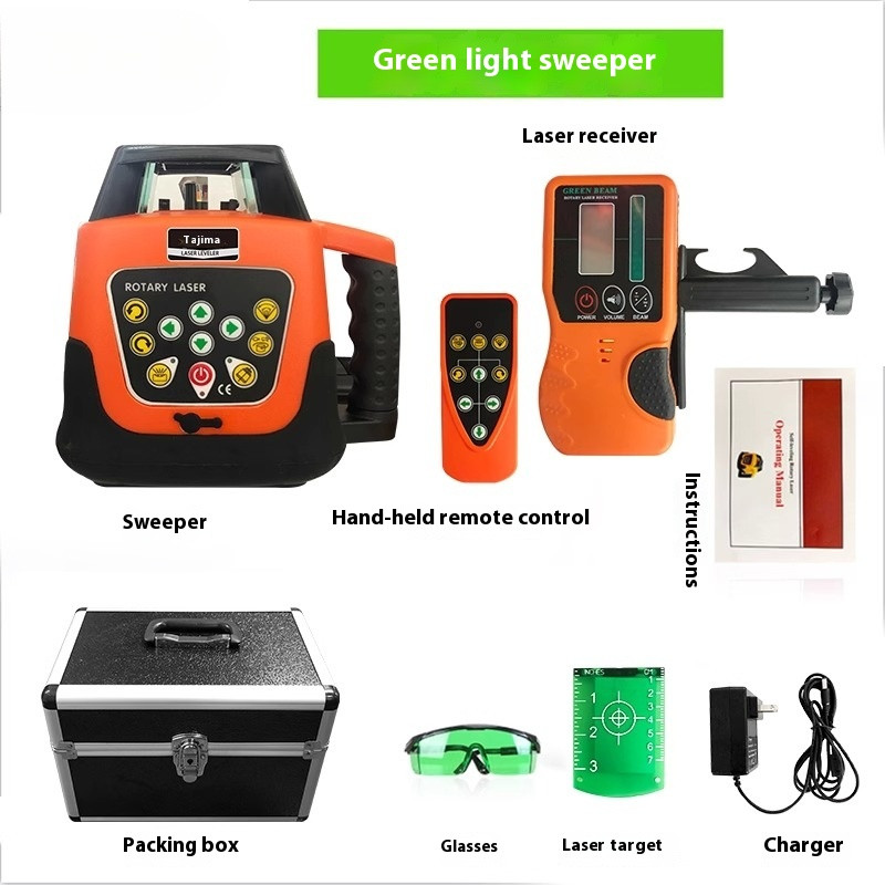 Sweeping Level 500m Automatic Green Infrared Level High Precision Fine Line