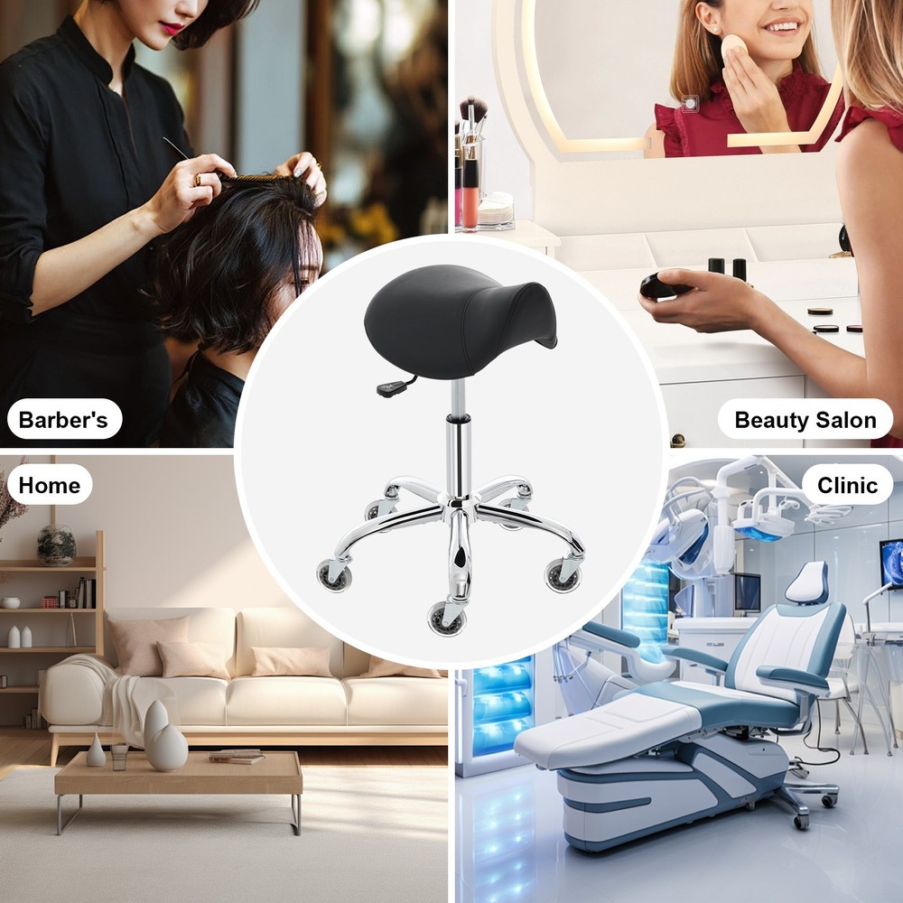 Saddle Stool with Versatile & Modern Design, Heavy Duty & Stable, Easy Assembly