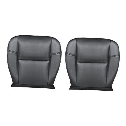 2 PCS Seat Covers Compatible with Escalade 2007-2014 Driver & Black Bottom