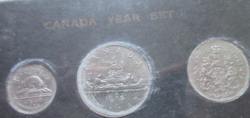 1975 Canada Year Set. 6 UNC COINS RJ