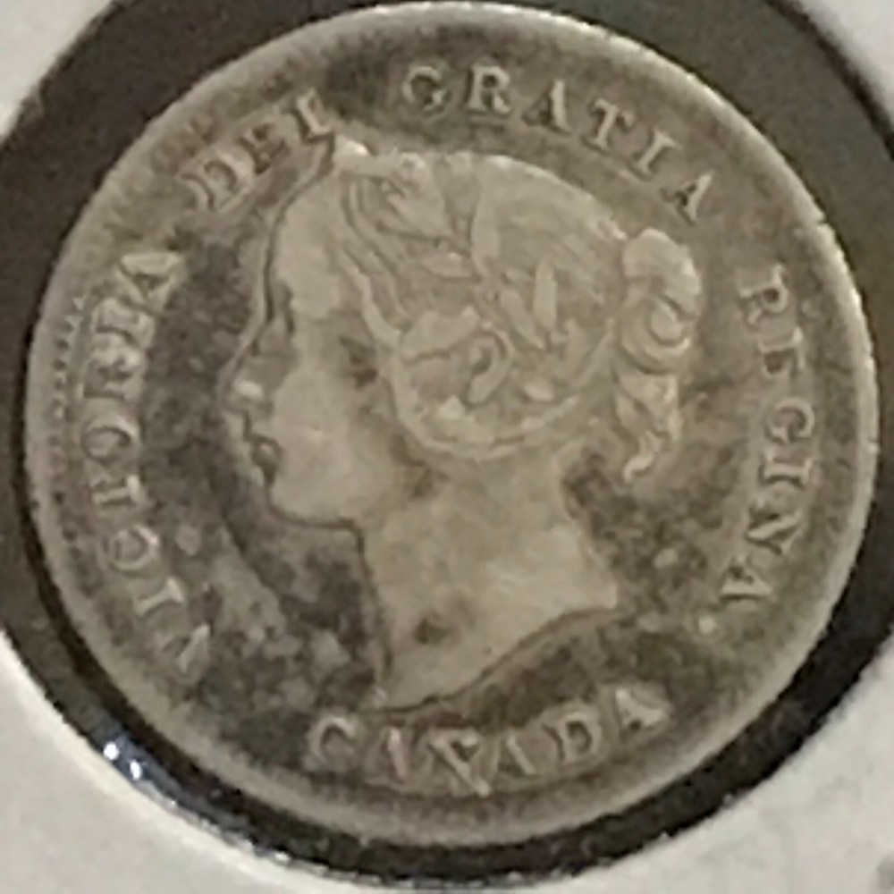 Canada 5 Cents KM 2 XF 1899