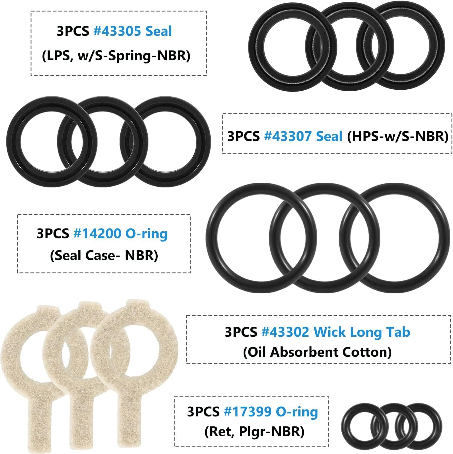 30623 Seal Repair Kit for Cat Pump 30 31 34 35 310 340 350 Model Pressure Washer