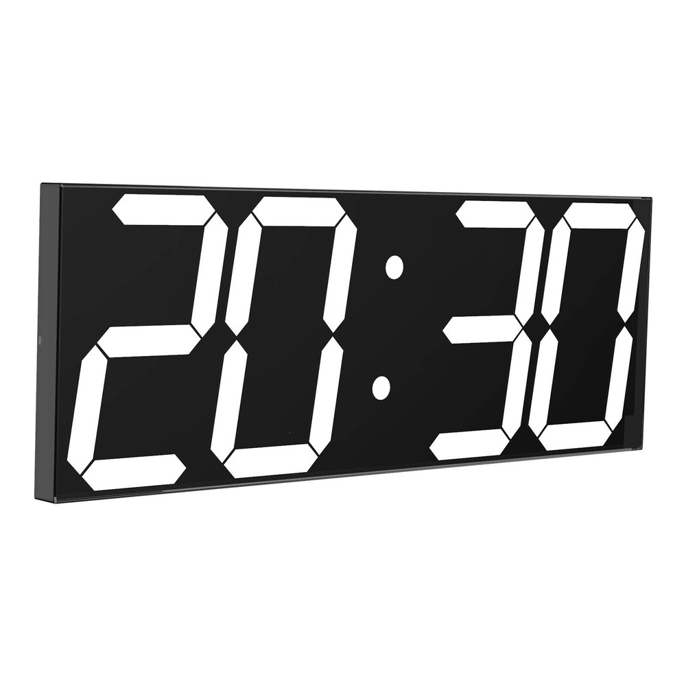 Digital LED Wall Clock, Oversize Wall Clock with 6” Numbers, Remote Control C...