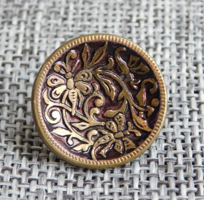 Antique Vtg  Button Bugs Aprx: 3/4" #215-X