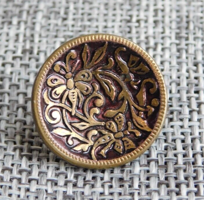 Antique Vtg Button Bugs Aprx: 3/4" #215-X