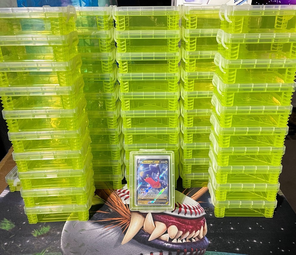 Card Storage Box Vaults (8-Pack) {Holds 50 Each}💥Stackable For Sleeved Cards!