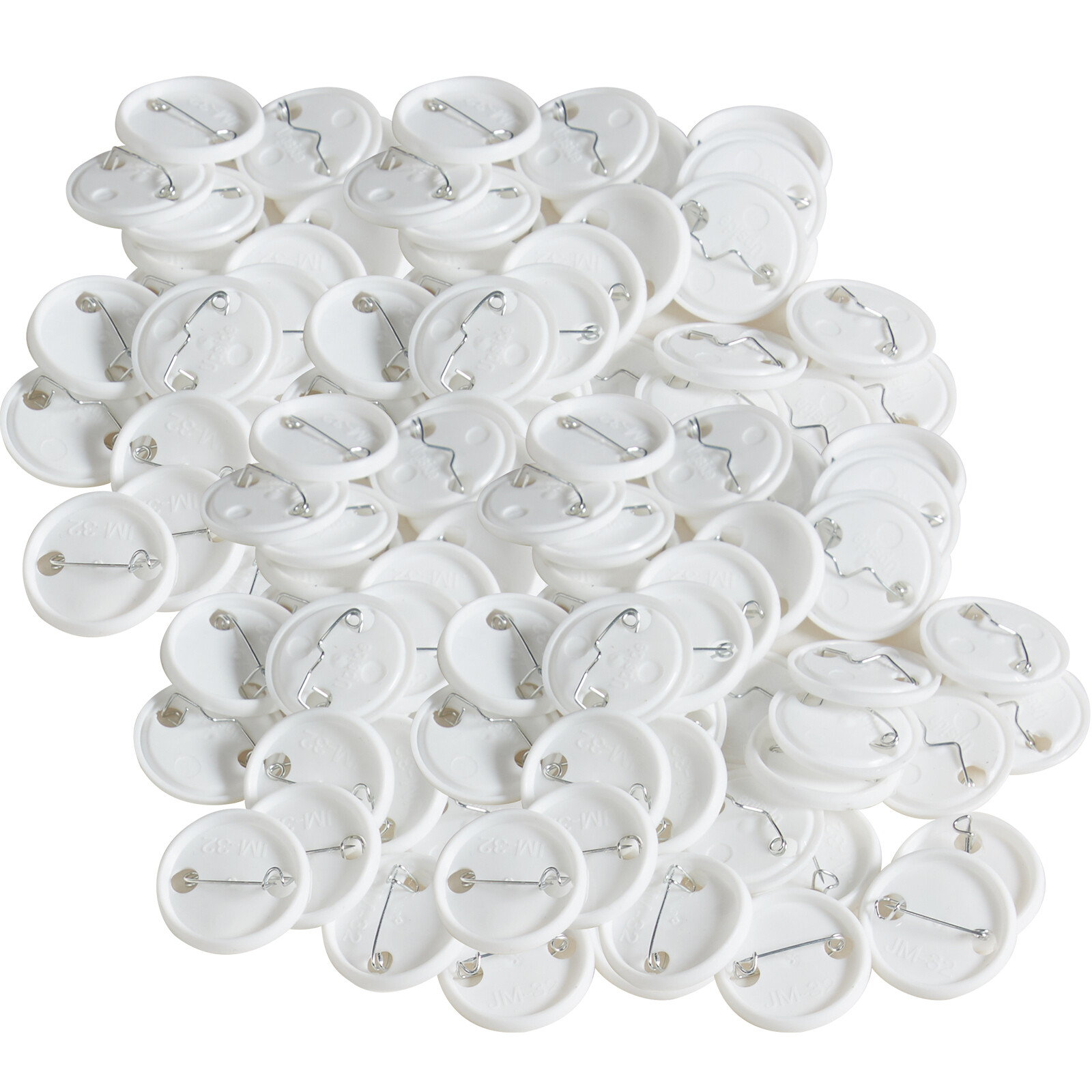 VEVOR 1.25" 32mm Button Badge Parts Supplies for Button Maker Machine 500 Sets