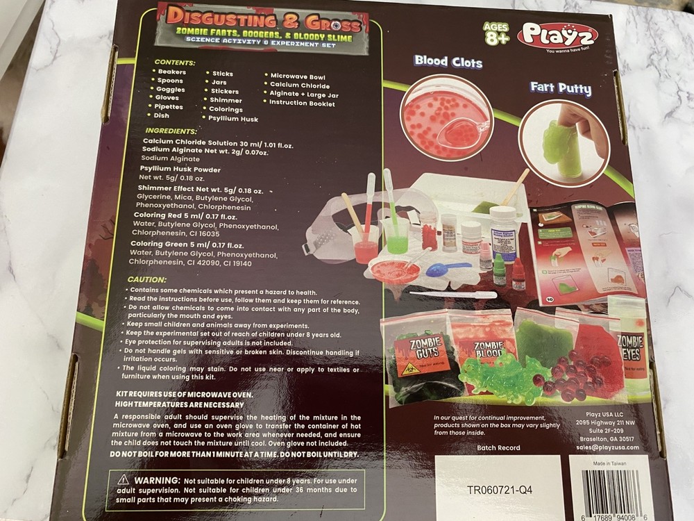 STEM Educational Disgusting n' Gross Slime Science Activity & Experiment Set