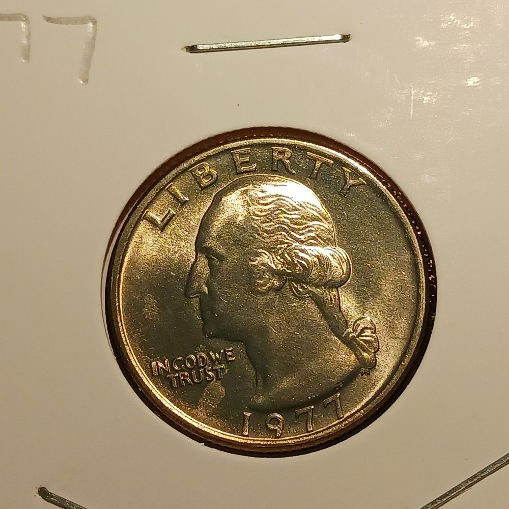 1977 P Washington Quarter BU