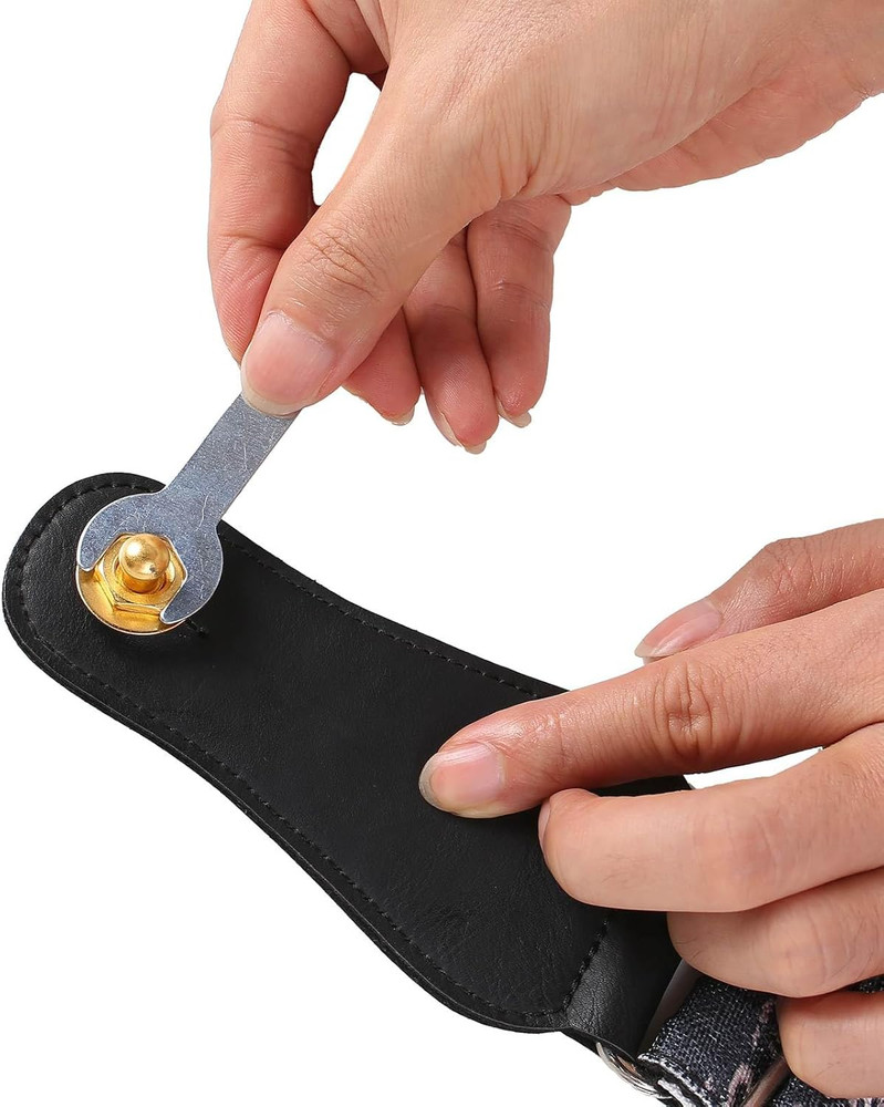 Guitar Strap Locks 4Pcs, Quick Release Metal Guitar Strap Locks with Wrench, Gui