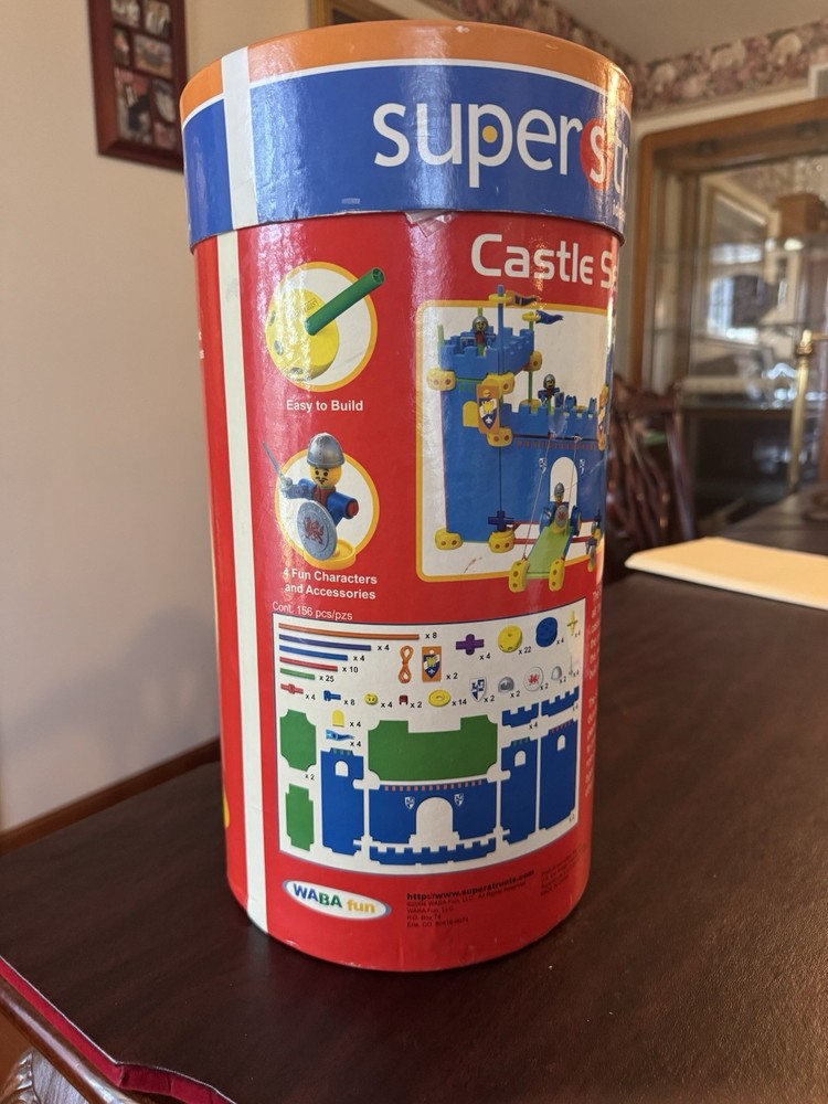 Superstructs Castle Set #0402 INCOMPLETE SET