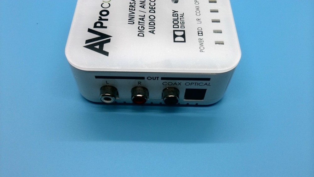 AV Pro AC-ADM-COTO Digital / Analog Audio Decoder With Power Supply