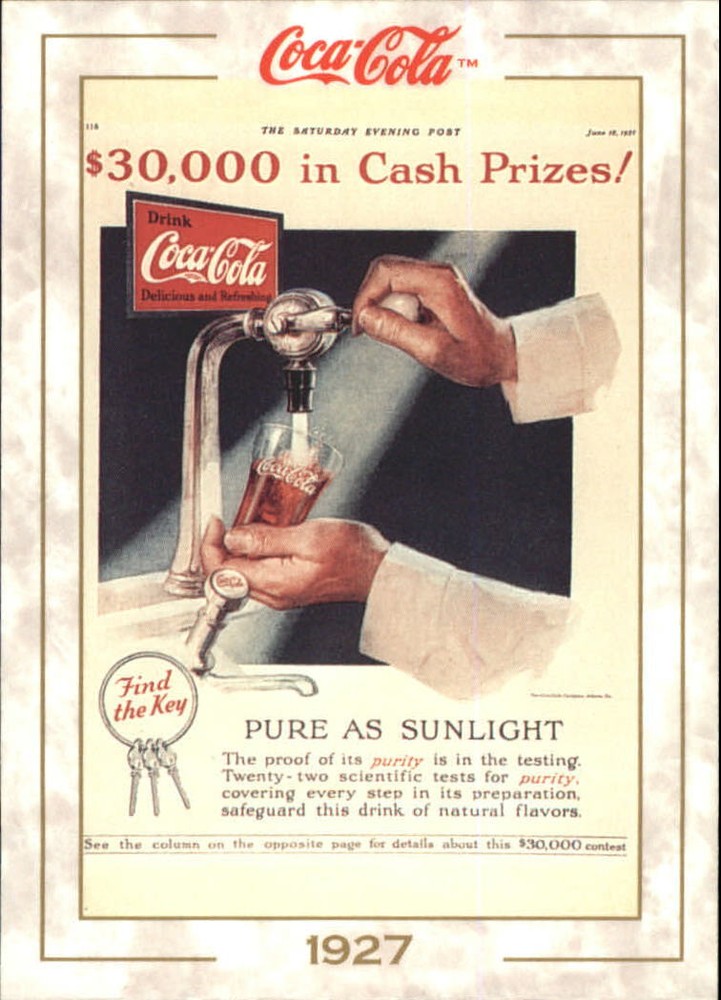 1993 Coca-Cola #26 Pure as Sunlight