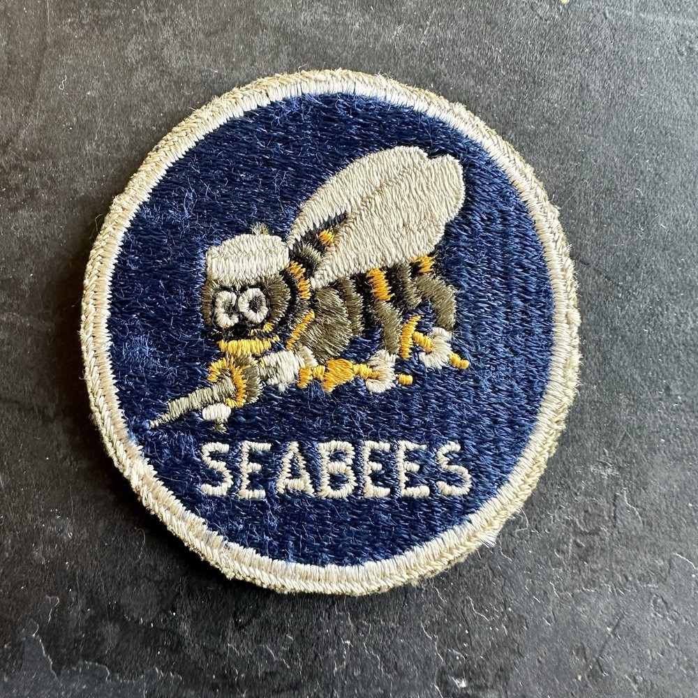 WWII US Navy Seabees Patch Original Variant