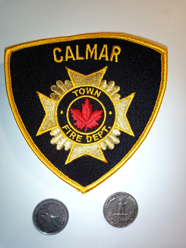 Calmar Fire Department Patch Badge Crest