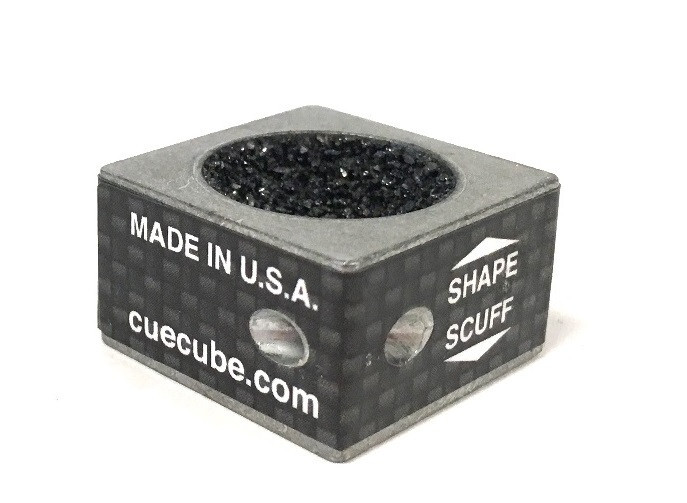 Cue Cube Dime - Silver - Cue Tip Shaper Tool - Made in the U.S.A.